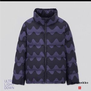 Uniqlo Marimekko ultra light down jacket kids 7-8
